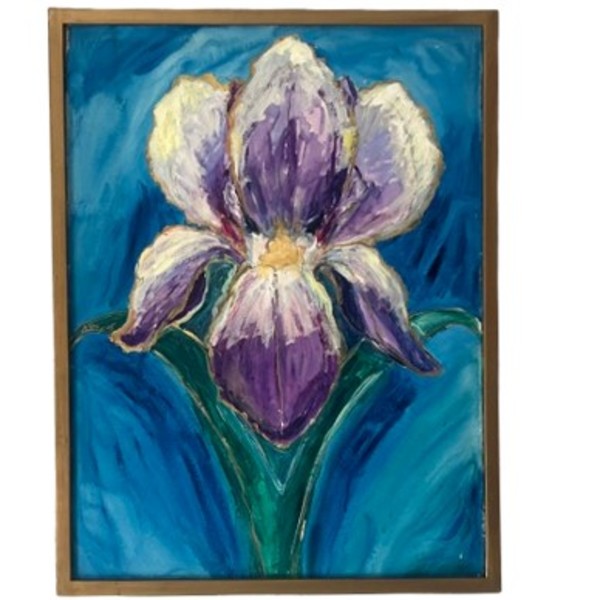 Purple Iris by Judith Jenya