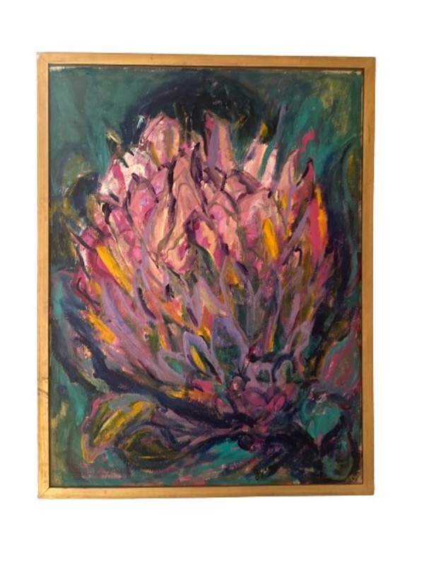 Pink Bromeliad by Judith Jenya
