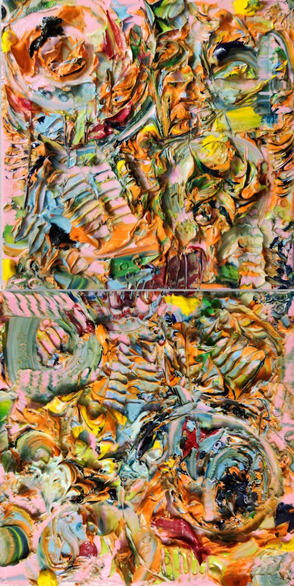 City Seeds Diptych by Benita Landrey