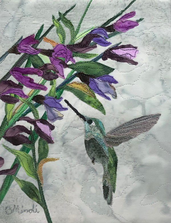 Salvia Blossom by Cynthia Minoli