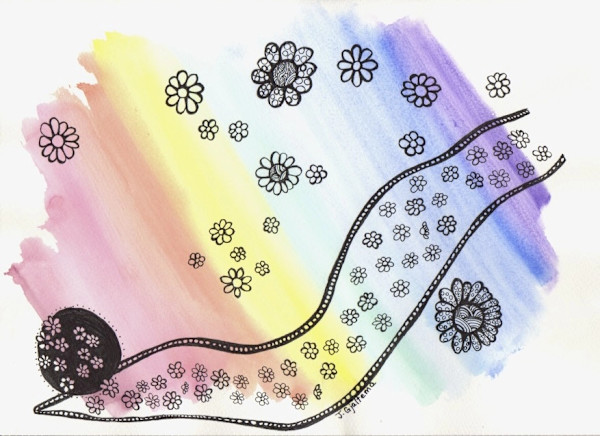 Daisies Less Travelled by Jennifer Gjaltema