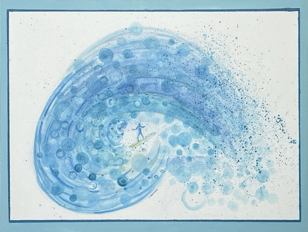 Heath's Wave - Giclée Print by Jennifer Gjaltema