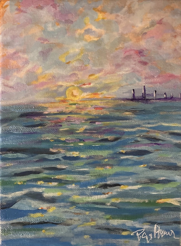 Leaving The Harbour by Jennifer Gjaltema
