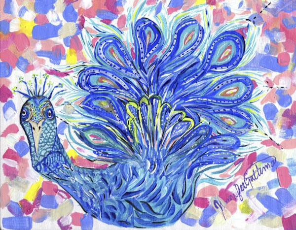 Peacock by Jennifer Gjaltema