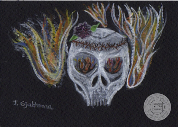 Skull by Jennifer Gjaltema