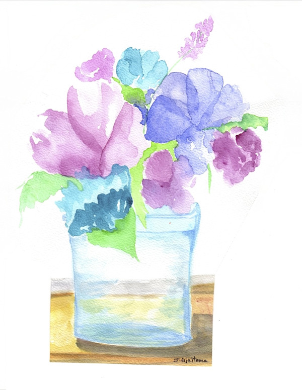 Tabletop Bouquet by Jennifer Gjaltema
