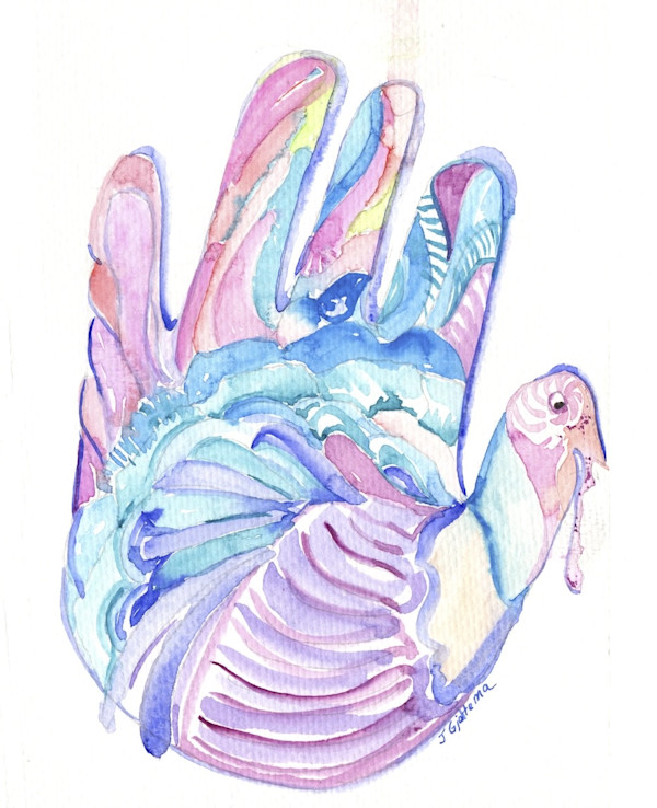 Turkey Hand by Jennifer Gjaltema