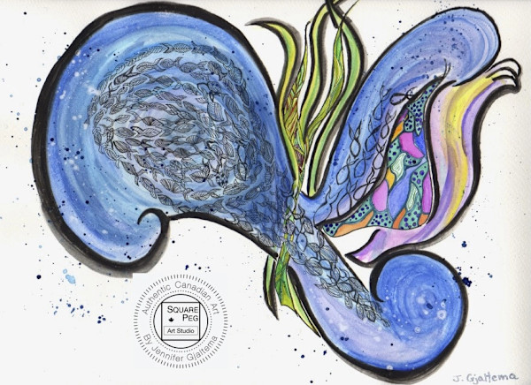 Wet Swirl by Jennifer Gjaltema