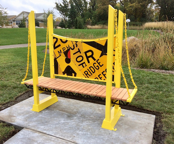 BRIDGE BENCH by Greg  Mueller