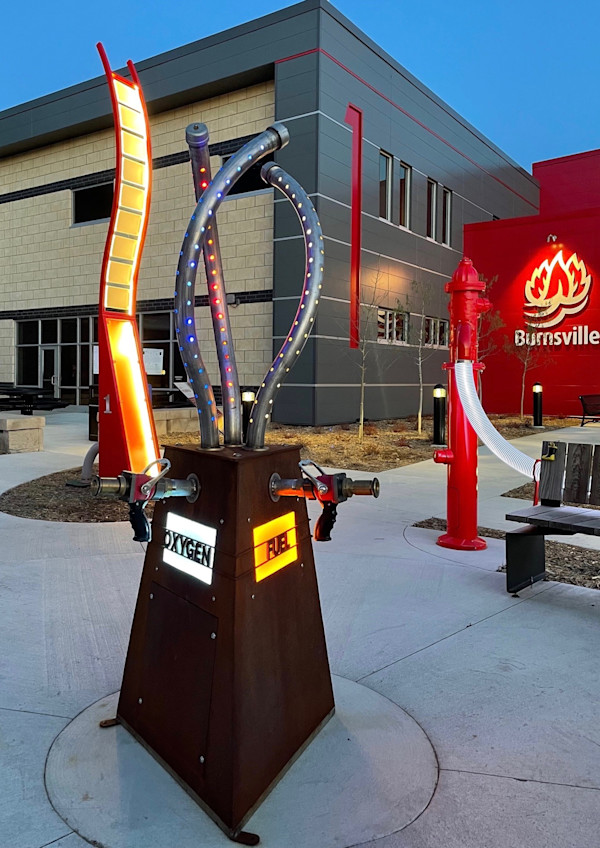 FIRE STATION PLAZA by Greg  Mueller