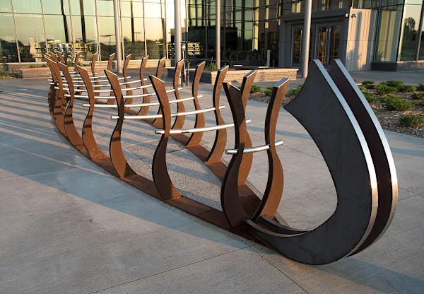 BROOKLYN PARK BIKE RACK by Greg  Mueller