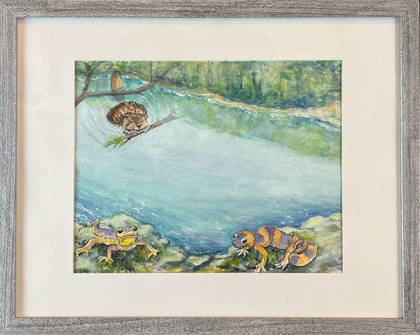 Monterey Pond I by Carole Moore