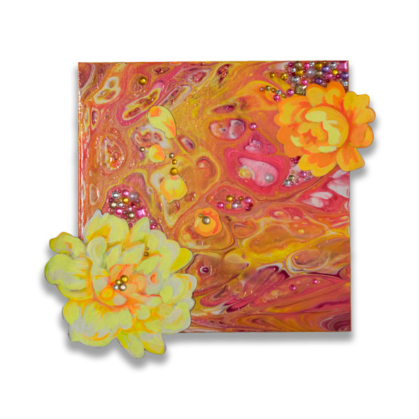 Untitled Flower Collage by Mary Younkin