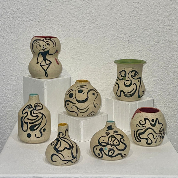 Abstract Vases by Lony Maya Neubauer