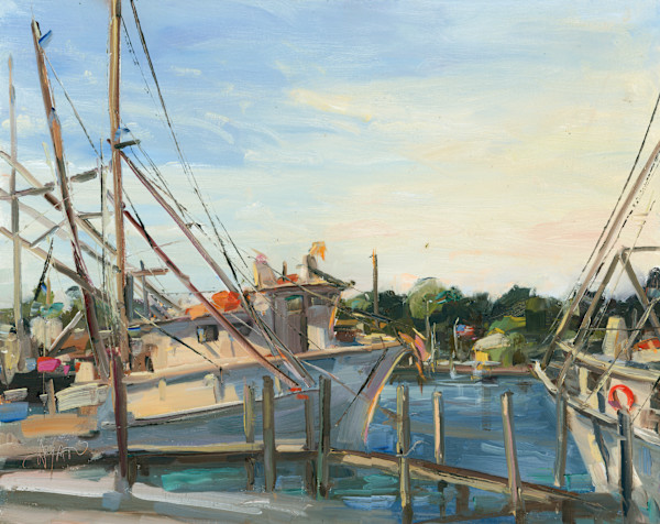 Dockside Morning by Stephanie Amato