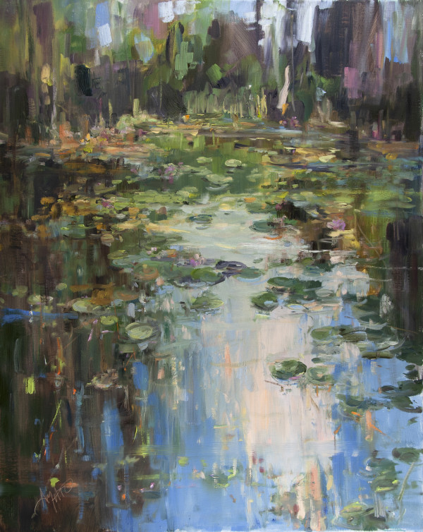 On Sleeper Pond 30x24 by Stephanie Amato