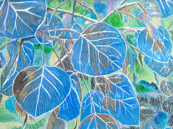 Blue Leaves by Janet Herman
