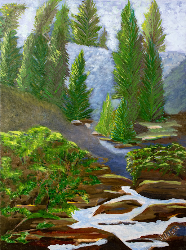 Chalk Creek Hillside by Janet Herman