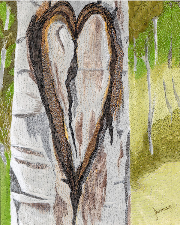 Forest Graffiti by Janet Herman