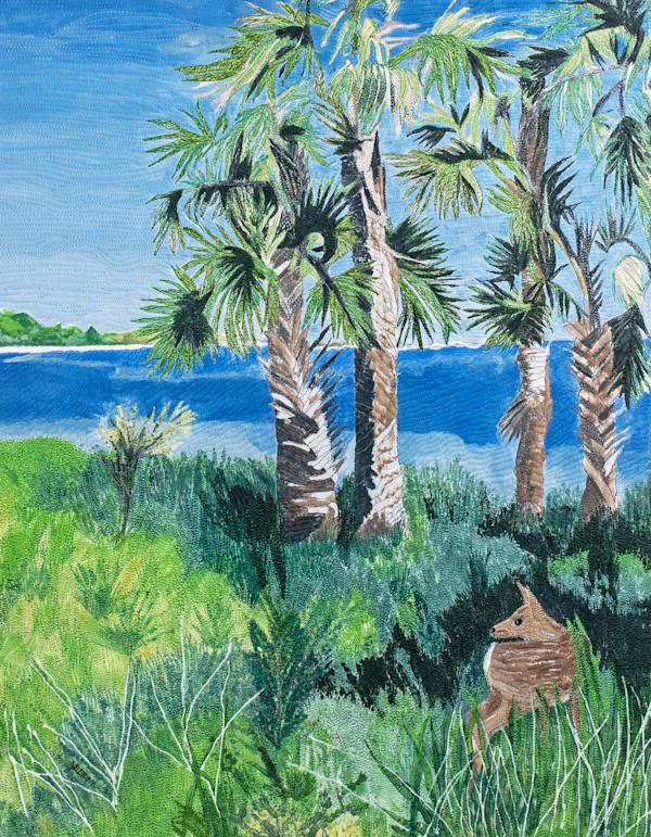 Gulf Island Overlook by Janet Herman