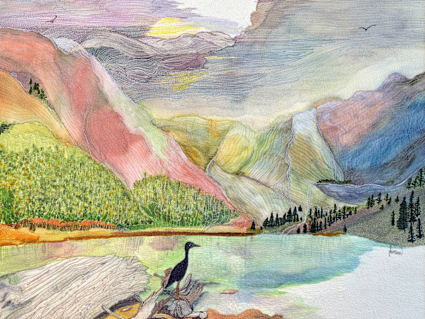 Heron Pond Reproduction # 3 of 25 by Janet Herman