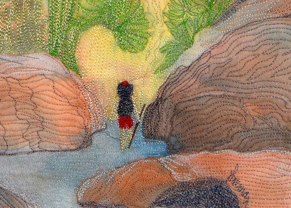 River Hiker by Janet Herman
