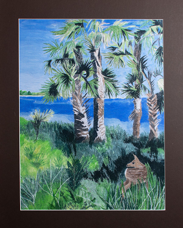 Gulf Island Overlook #1/5 Reproduction by Janet Herman