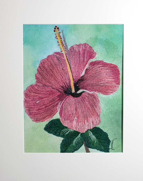 Hibiscus Reproduction #3/5 by Janet Herman