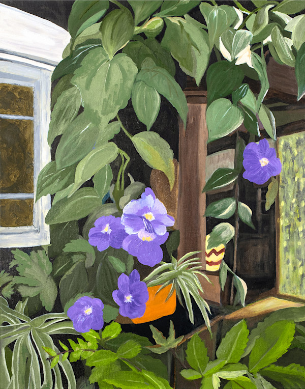 Barn Blooms Reproduction 1 of 5 by Janet Herman