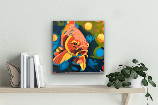 Gold Swimmer by Kimberly Smitherman