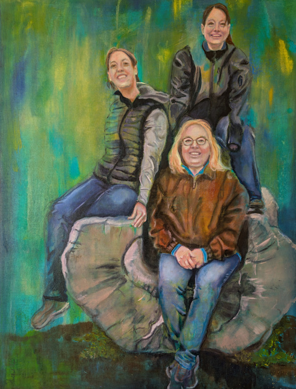 Mom and daughters by Hanna Bordewijk