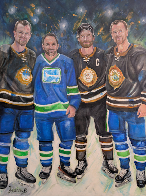 Brett Johnston Vancouver Canucks by Hanna Bordewijk, Image 1.