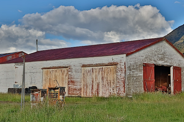 Abandoned farm shed by EB. Photography