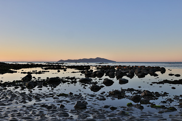 Kapiti Island ocean sunset by EB Photography