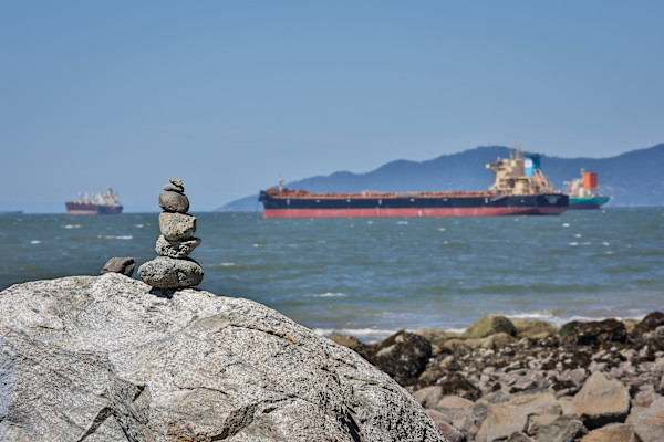Stanley Park rock stack by EB Photography
