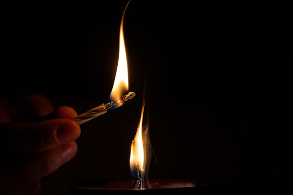 Light a candle by EB Photography