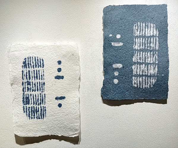 Bleu de Travail: Office Work - Dry Humor 2 (Pair) by Elizabeth Briel, Image 1.