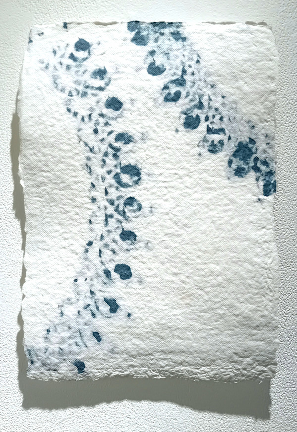 Bleu de Travail: Emotional Labor by Elizabeth Briel, Image 1.