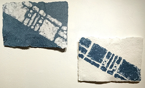 Bleu de Travail: Executive Assistant - Pair of prints by Elizabeth Briel, Image 1.
