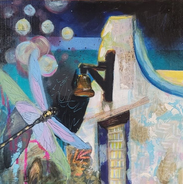Rosemary Beach Bell, Bubbles and Dragonfly by Kim Denice Clark