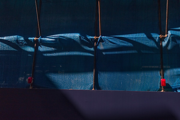 Blue Tarp, Red Light by Julia Marcantonio, Image 1.