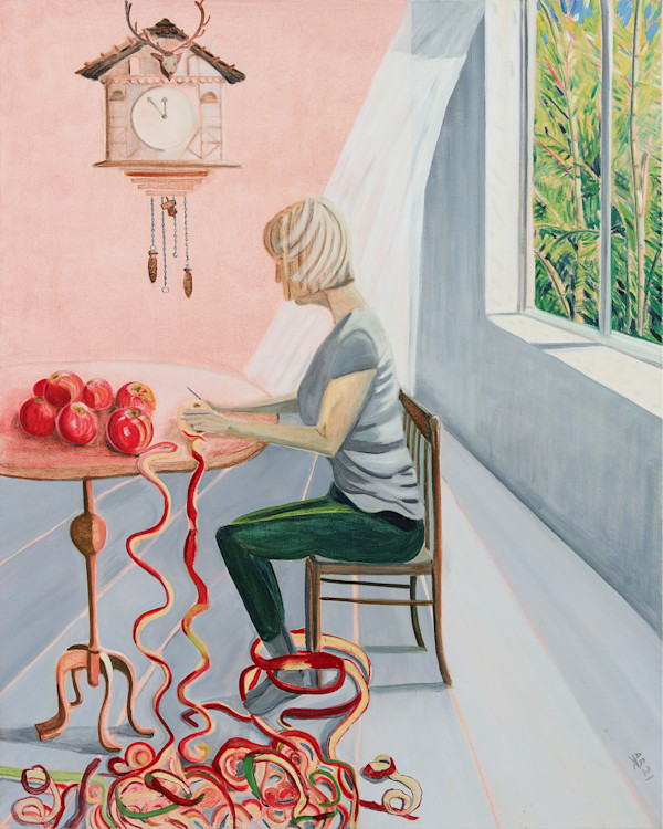 Self Portrait in Lockdown by Ada-Ruth Kellow