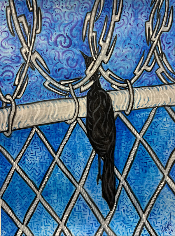 Hanging Bird by Brian Hindson