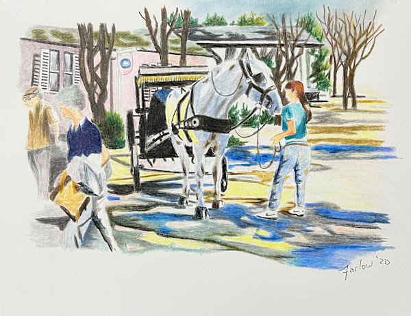 A Carriage Ride in Savannah by Gary K. Farlow