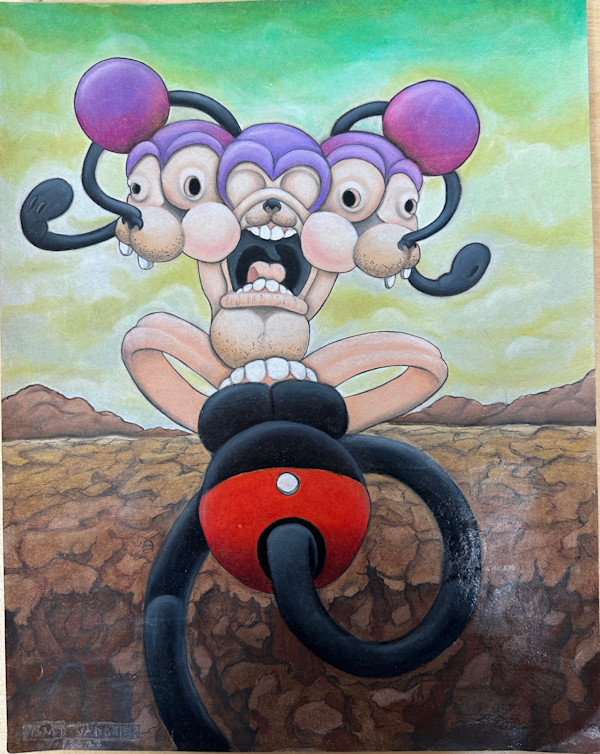 Sickey Mouse One Leg 2 by Vince Vader