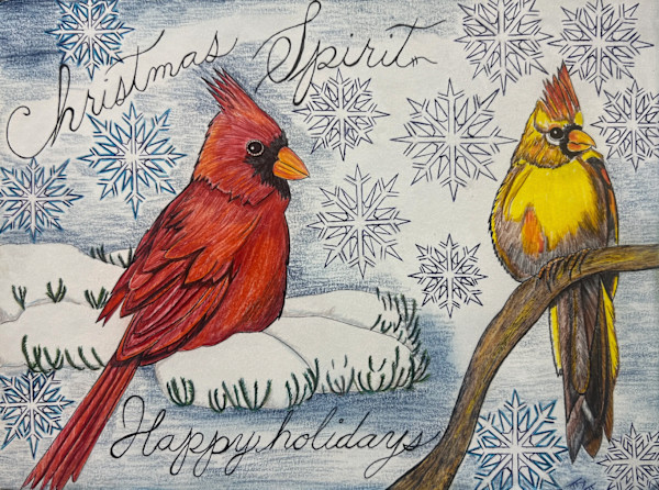 Winter Love Birds by Scotty Scott
