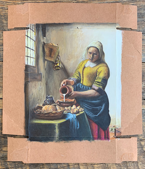 Vermeer's Maidservant Pouring Milk by Cuong "Mike" Tran