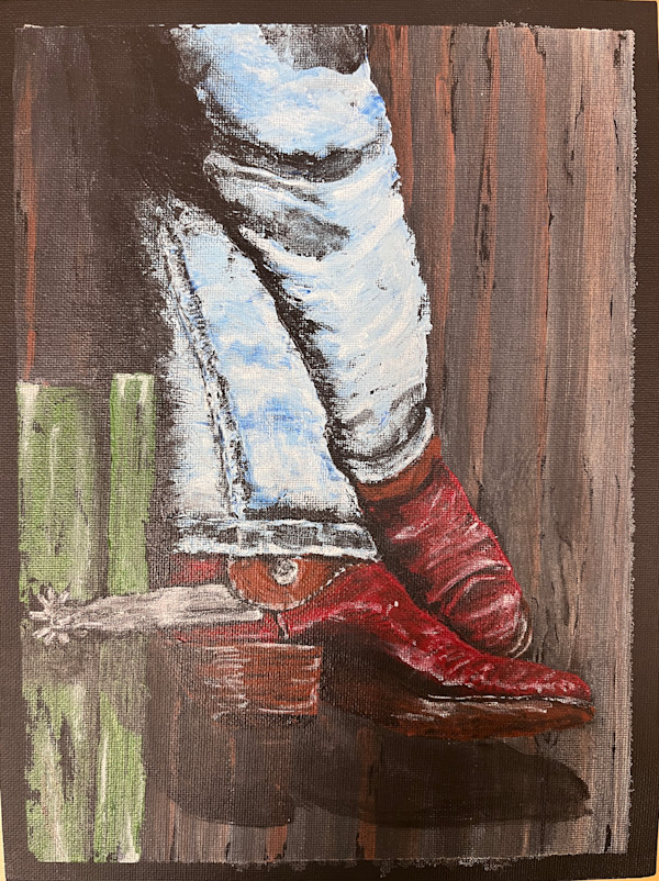 Red Boots by J. Scott