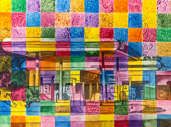 BP Gas Station by Brian Hindson