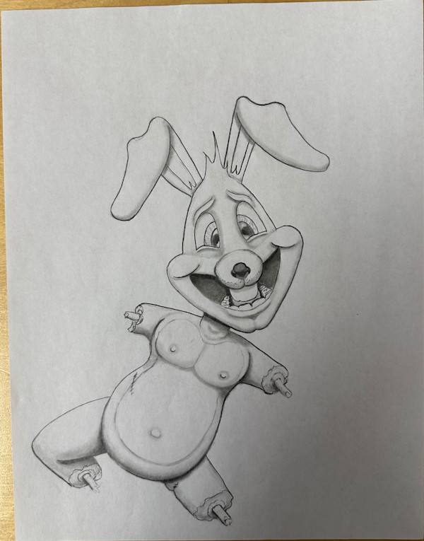 Hurt Bunny by Vince Vader